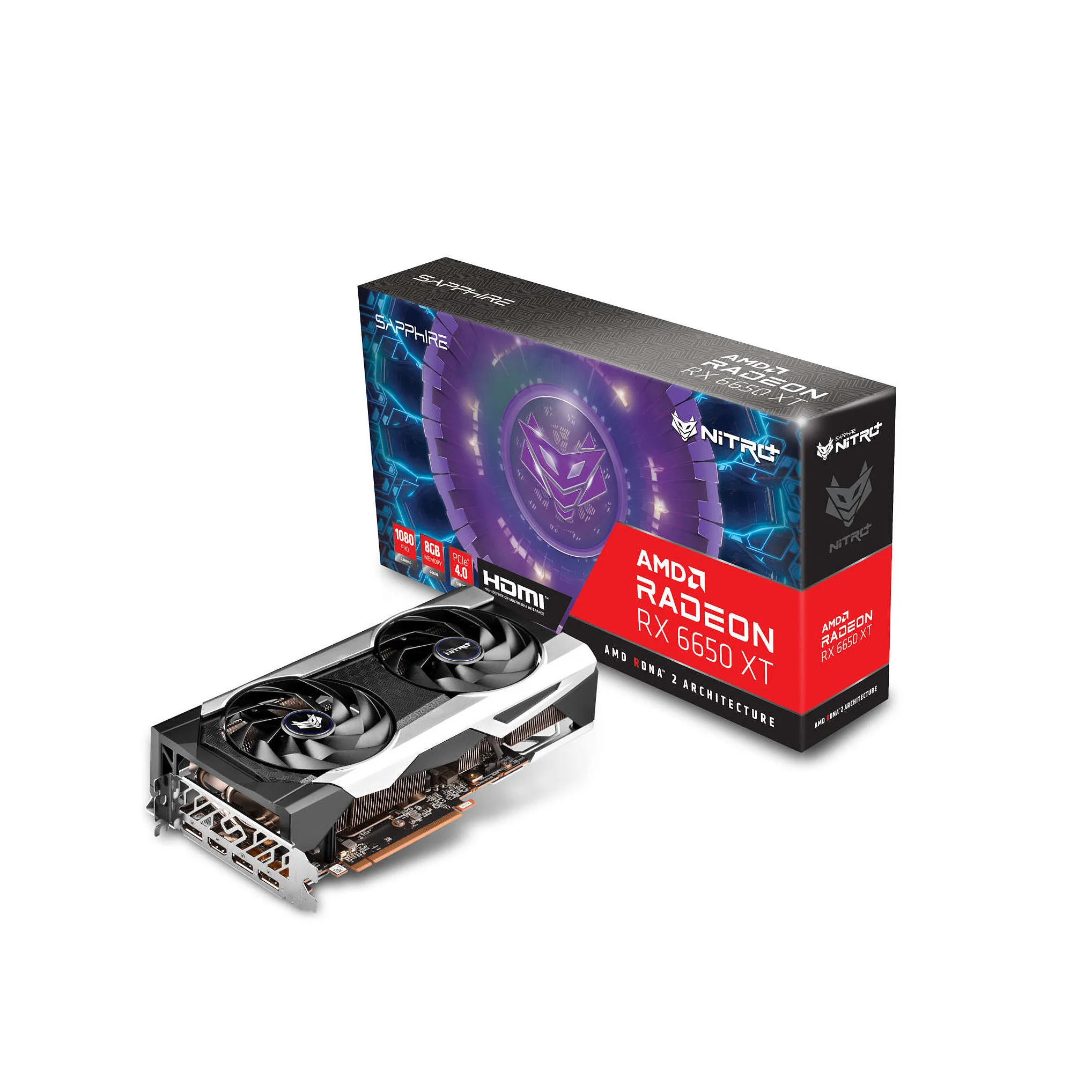 NITRO+ AMD Radeon™ RX 6650 XT New Arrival Sapphire NITRO+ AMD Radeon RX 6650 XT 8GB Sealed